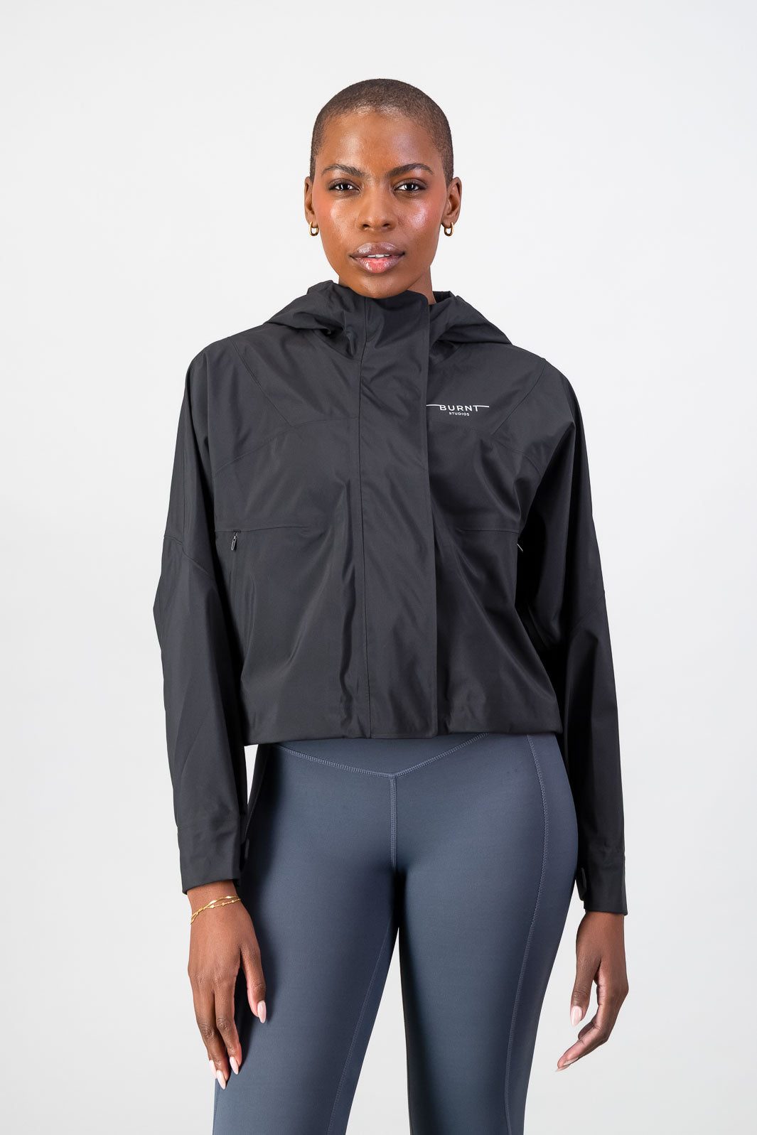 ジャケット・アウター Burn Burnt Studios | Signature Waterproof Jacket - Black
