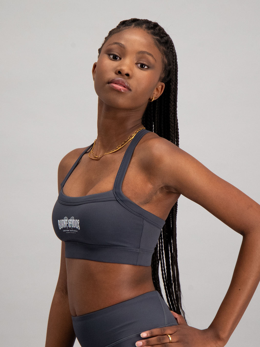 Core Sports Bra - Charcoal