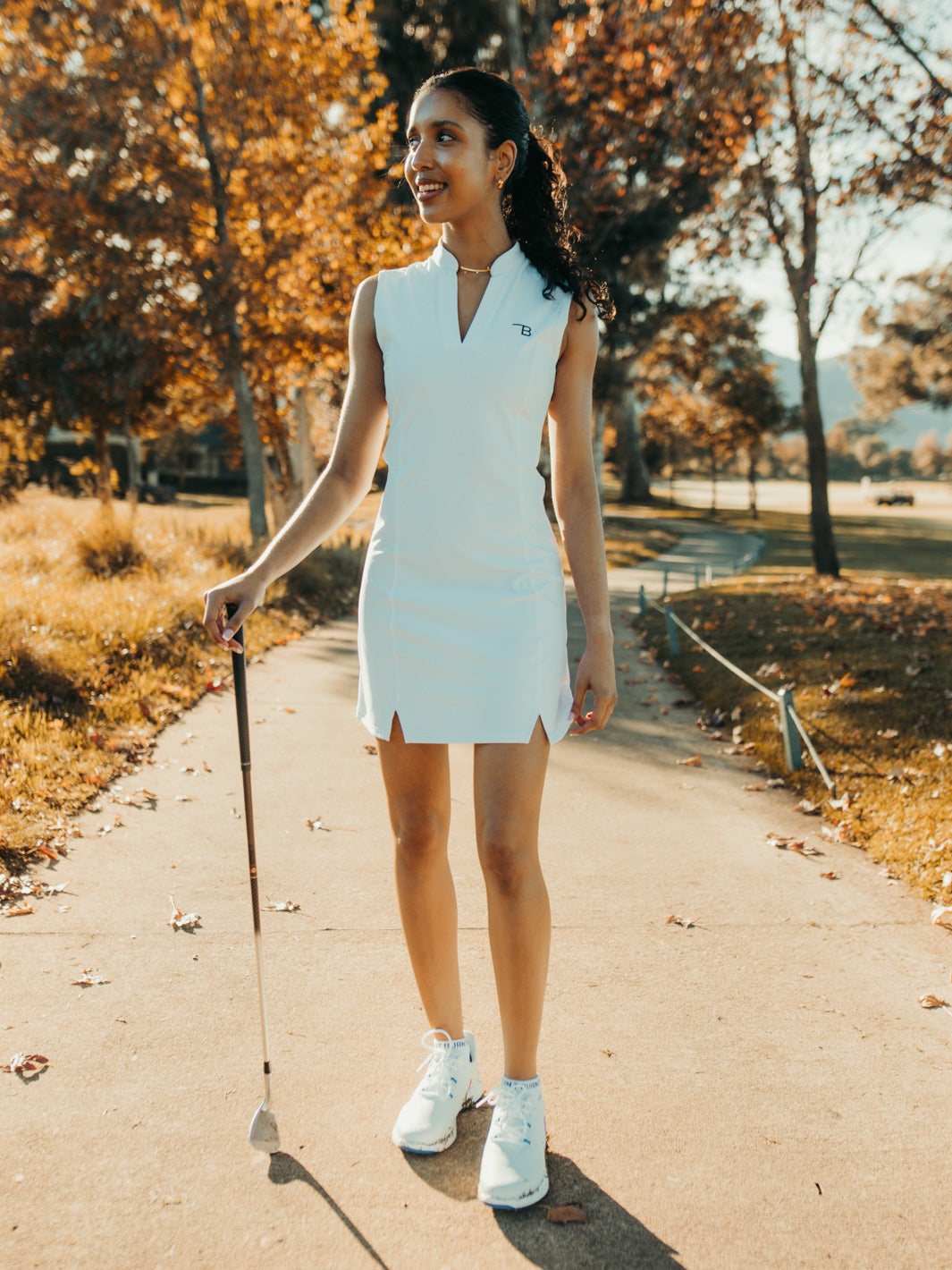Women's Golf Dress in White