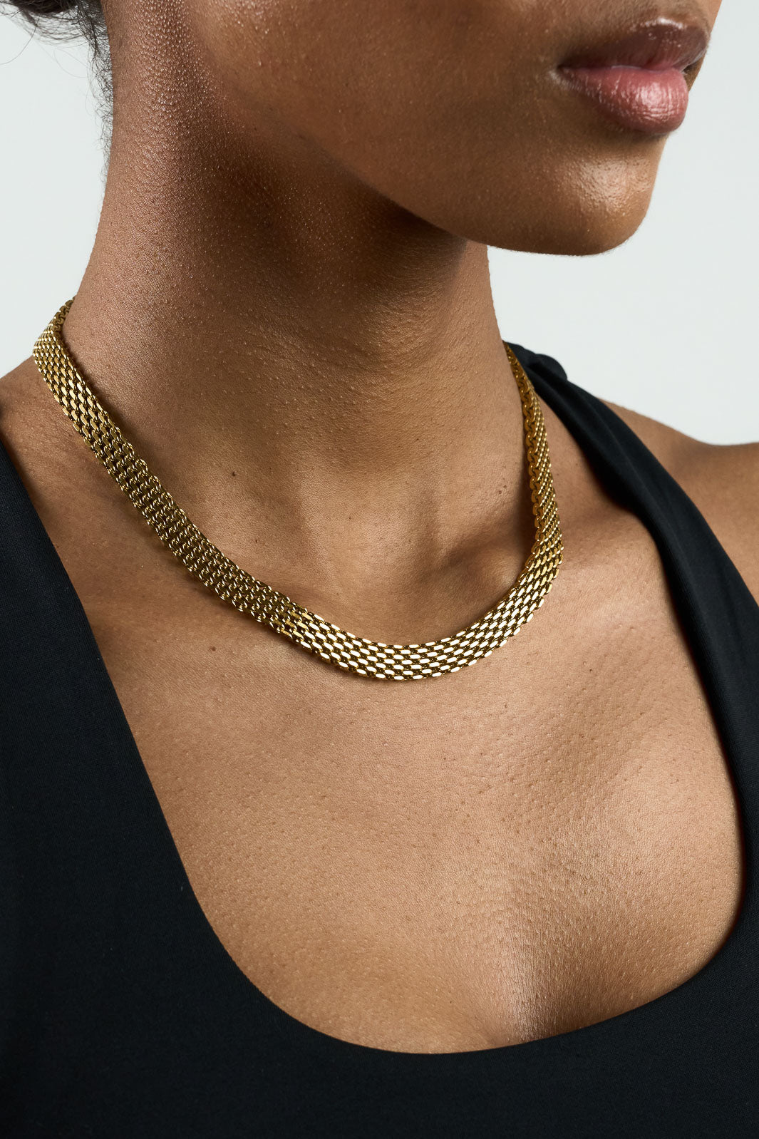 Mesh Chain Necklace