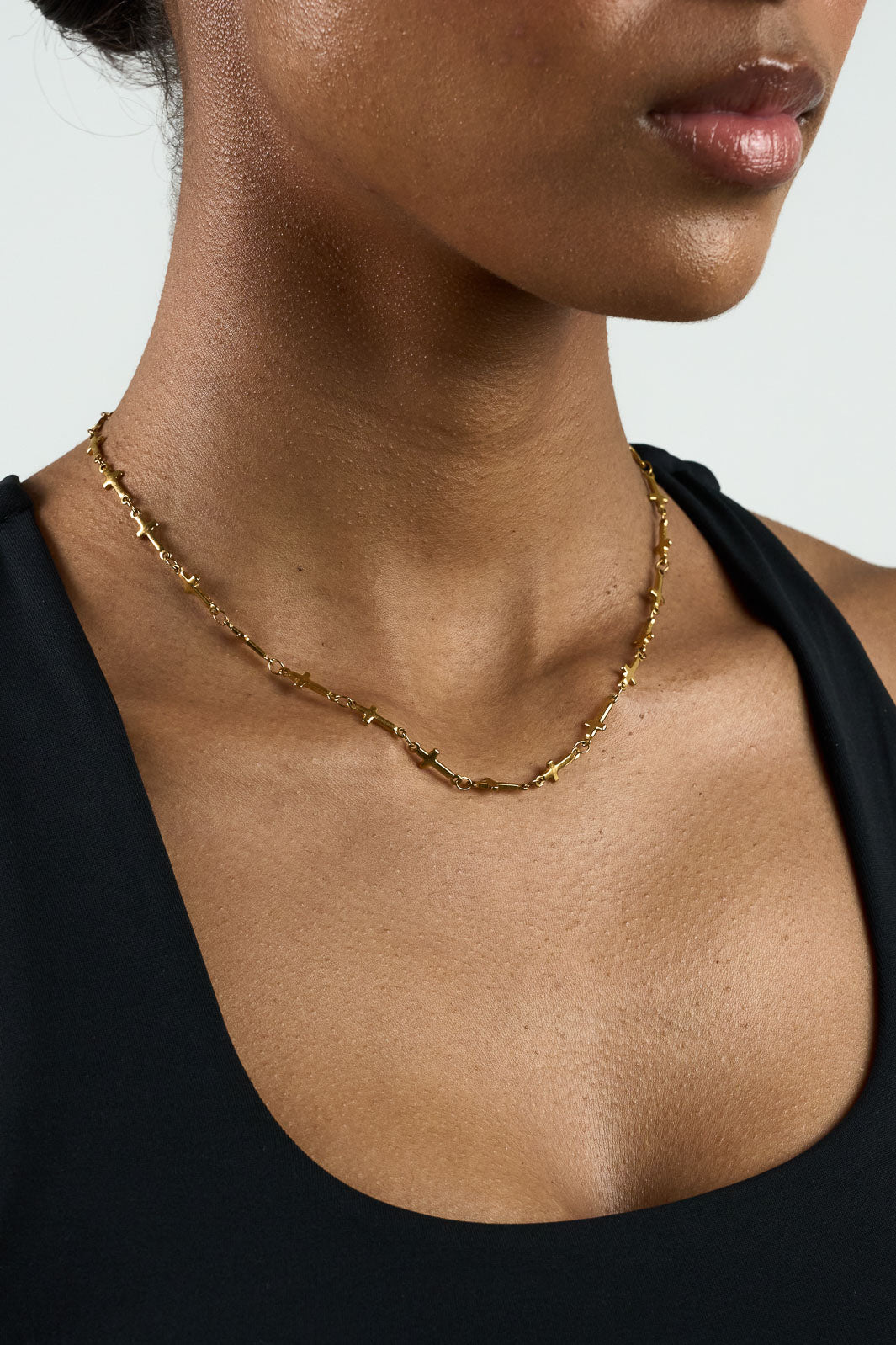 Stacking Cross Necklace