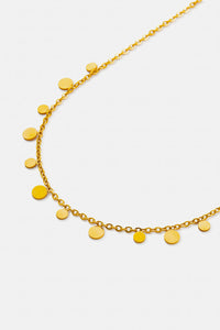 Tiny Charm Necklace - Round