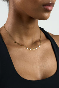 Tiny Charm Necklace - Round