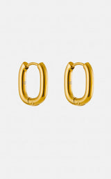 Chunky Oval Hoops