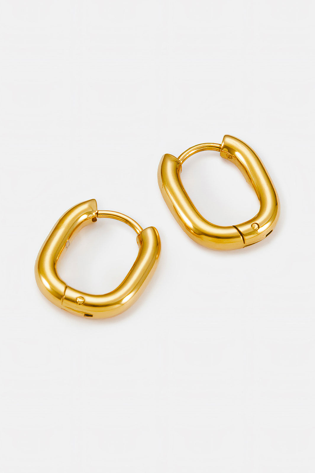 Chunky Oval Hoops