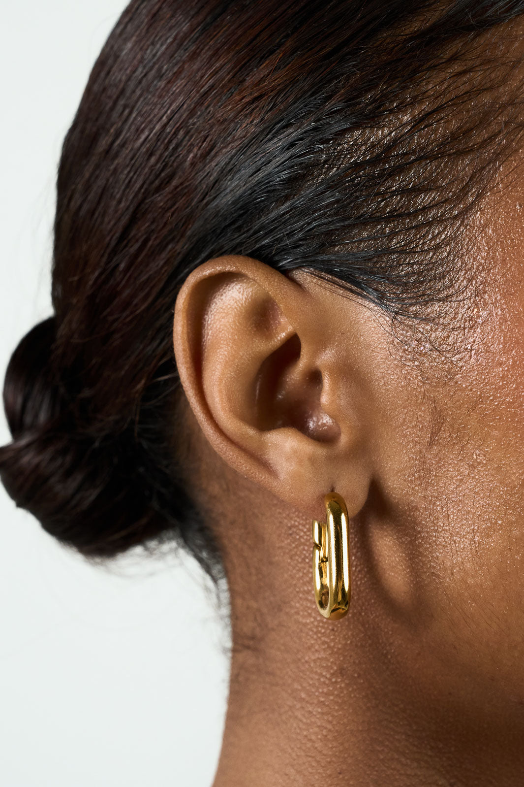 Chunky Oval Hoops
