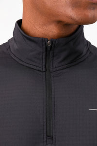 Carbon 1/4 Zip - Black