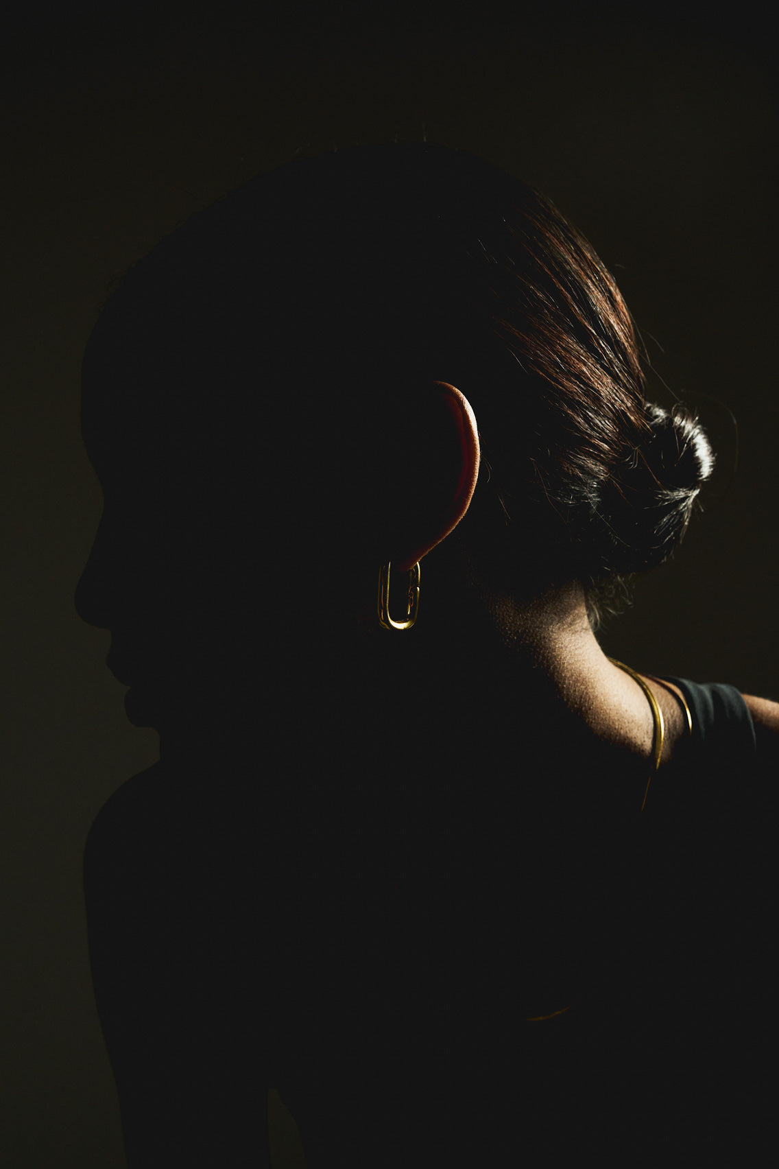 Chunky Oval Hoops