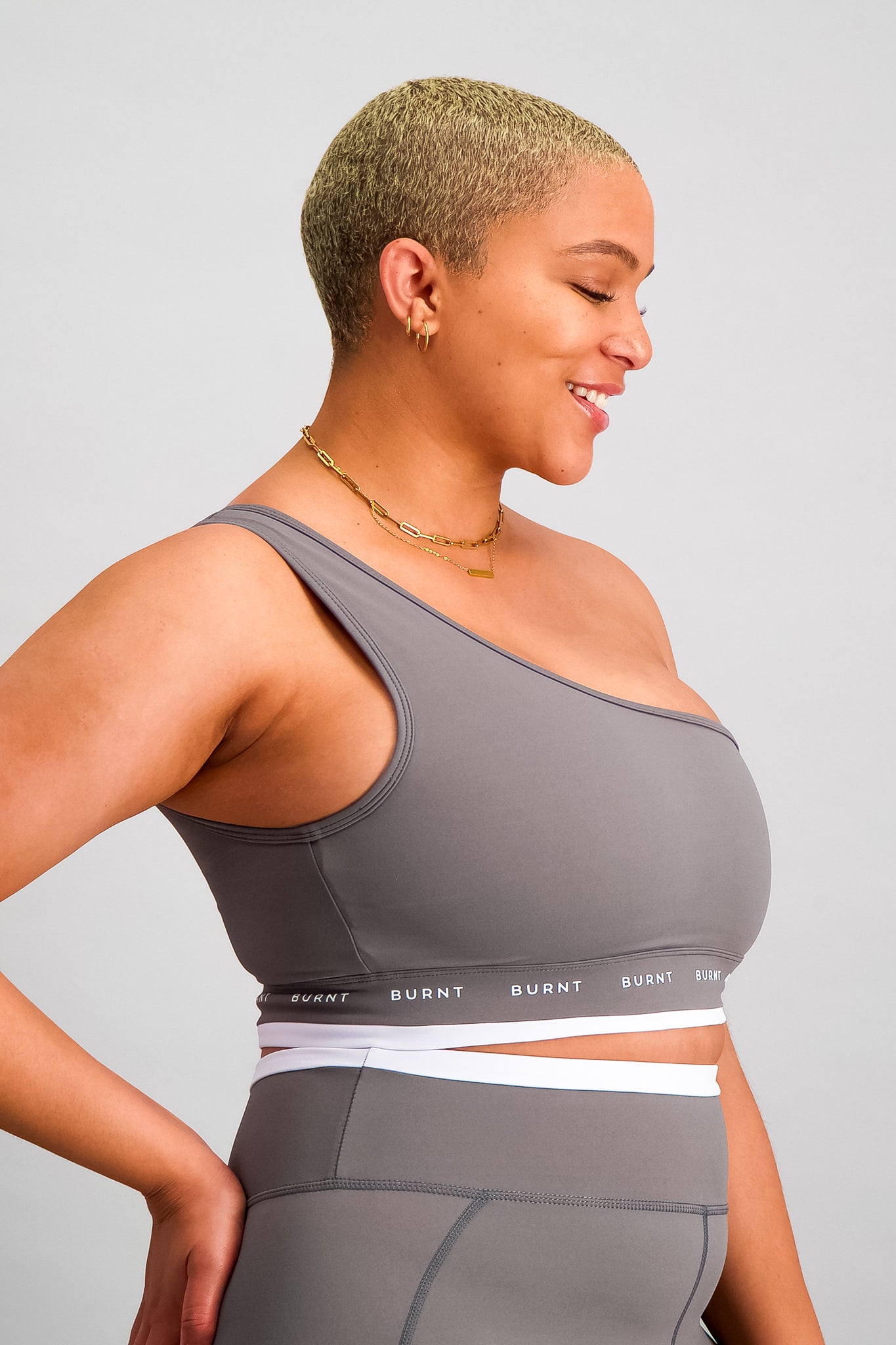 Chelsea Sports Bra - Charcoal Grey