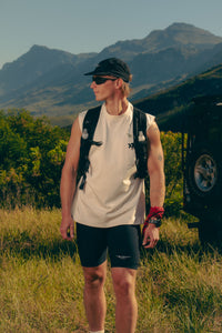 Lightweight Cotton Tank - Cream