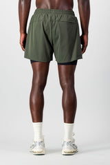 Move 2-in-1 Short - Forest Green