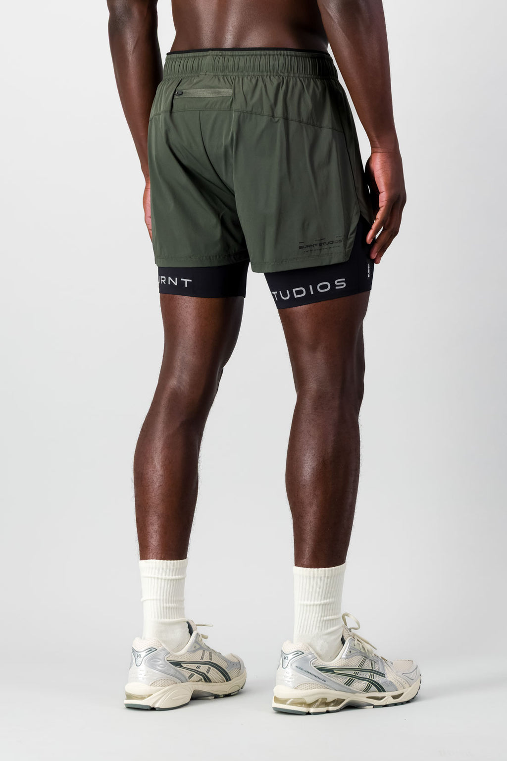 Burnt Studios | Energy 2-in-1 Short - Forest Green