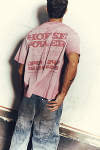 Faded Boxed Tee - Clay