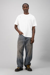 Faded Boxed Tee - Vintage White
