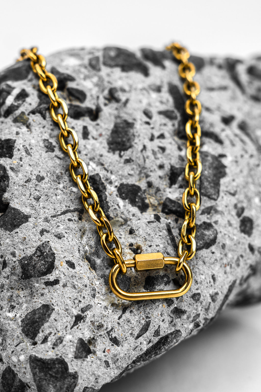 Burnt Studios | Active Jewellery | Lock Chain Necklace Burnt Studios | Active Jewellery | Lock Chain Necklace