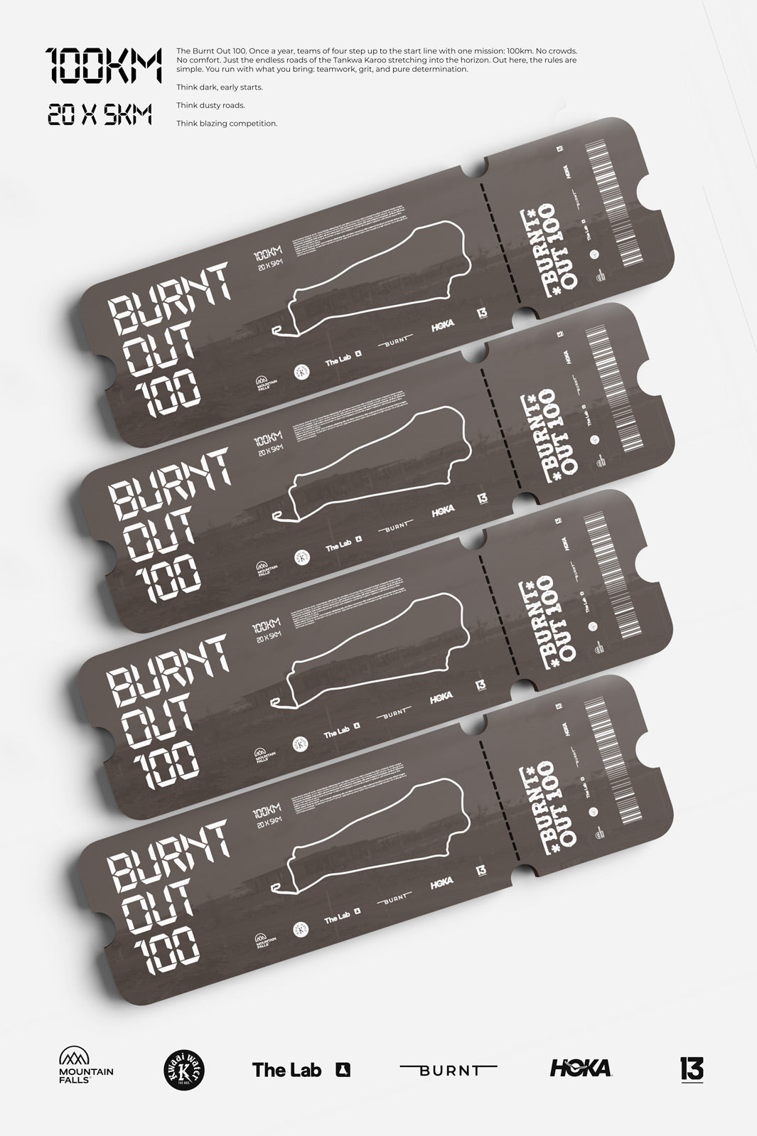BURNT OUT 100 | TEAM TICKET