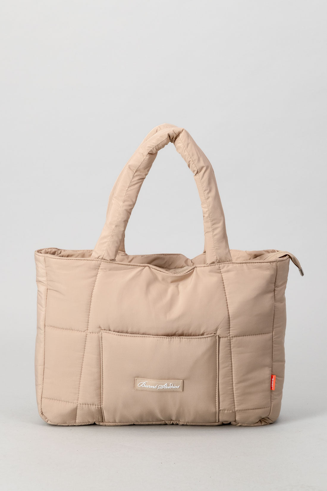 Quilted Tote Bag - Cashew