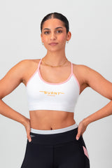 Power Sports Bra - White