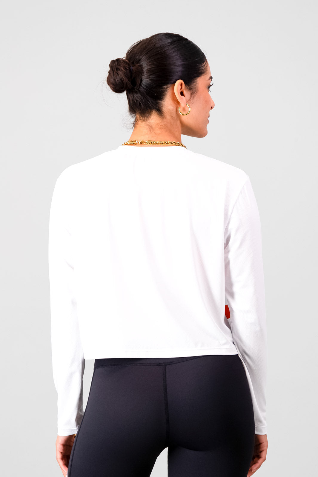 Relay Relaxed Long Sleeve - White