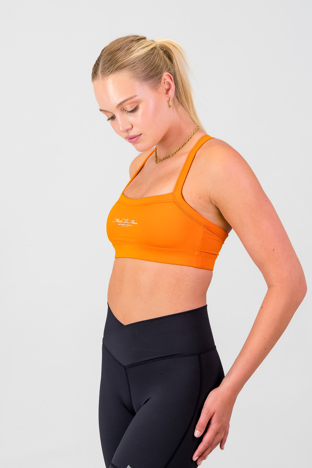 Core Sports Bra - Orange