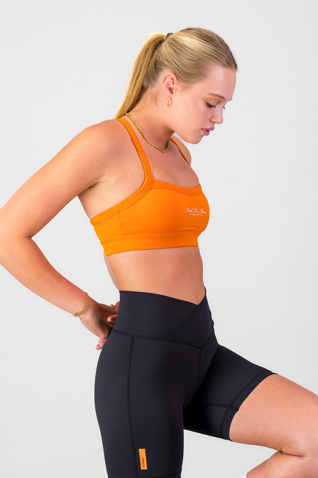 Core Sports Bra - Orange