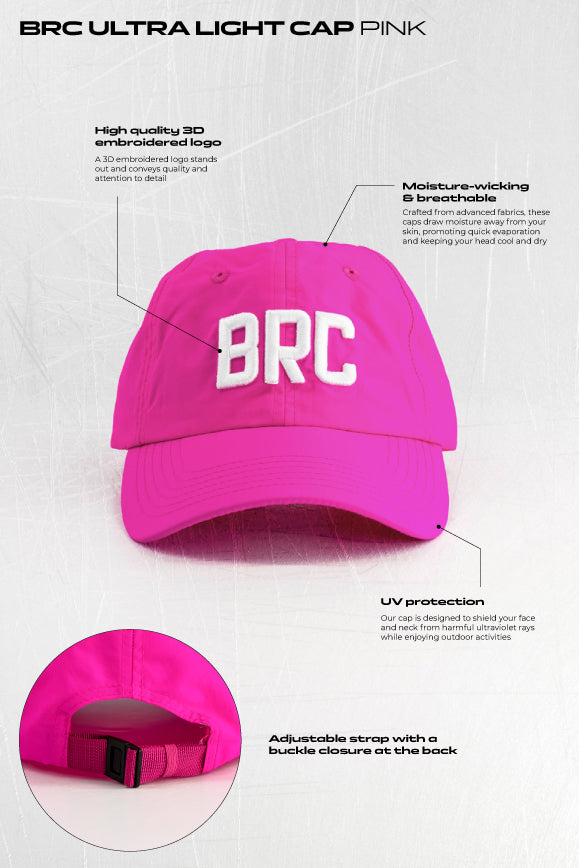 BRC Ultra Light Cap - Electric Pink