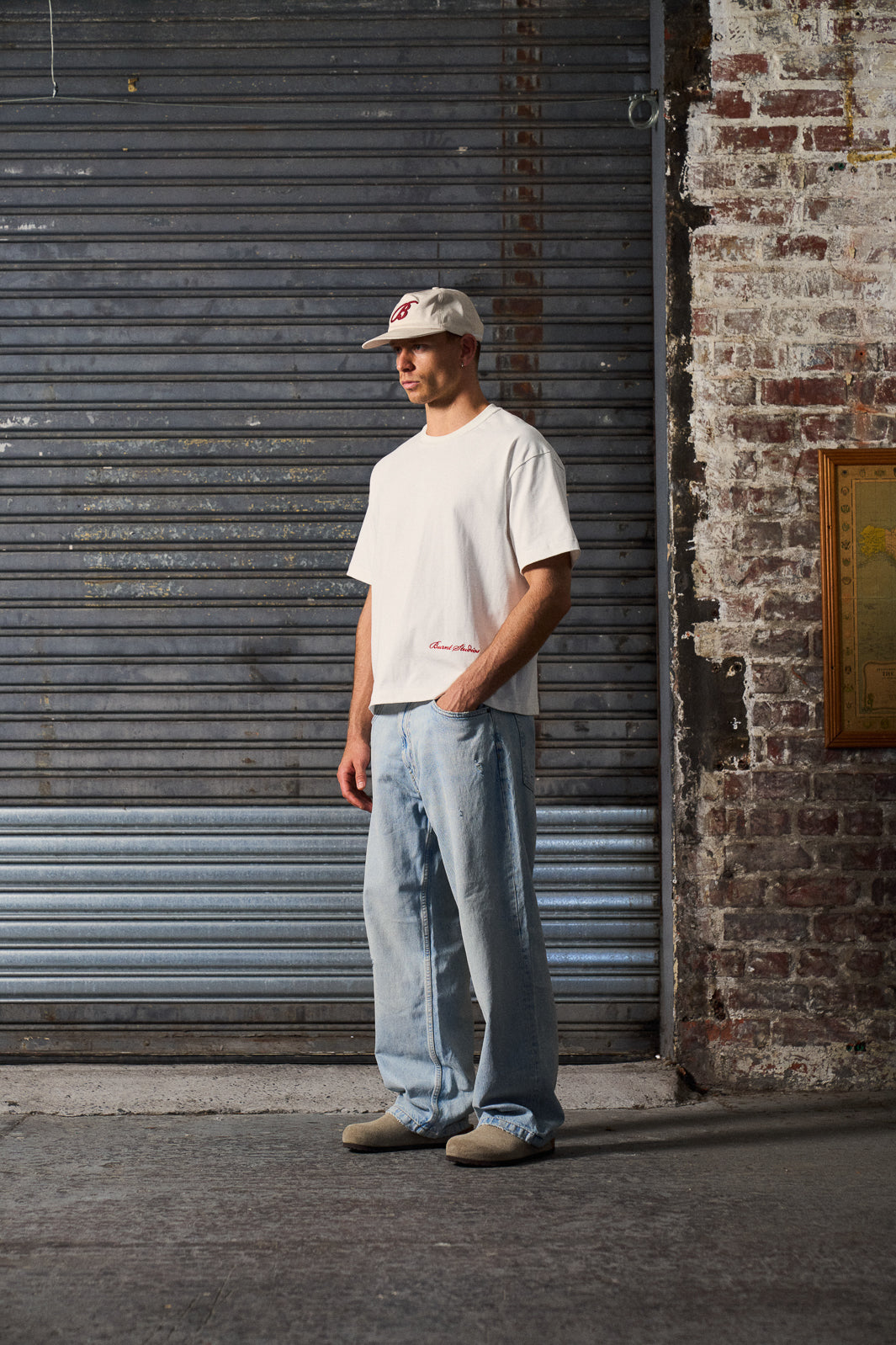 Burnt Studios | Motel Boxed Tee - White