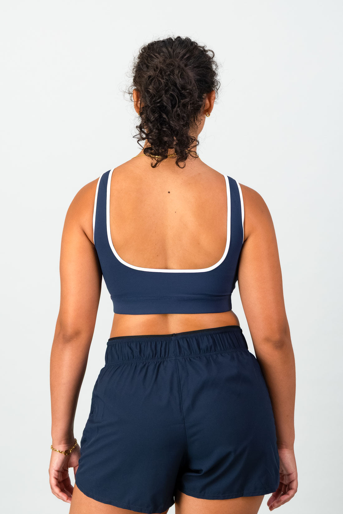 Trophy Bra - Navy & White