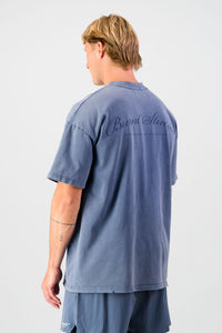 Ultra Heavy Tee - Washed Blue