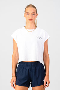 Varsity Tank - Grey Melange