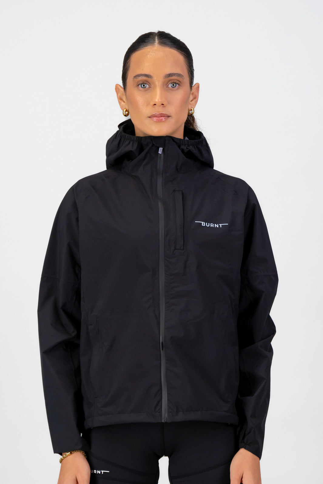 Burnt Studios | Essential Women's Waterproof Jacket - Black