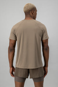 Peak Active Tee - Sandstone