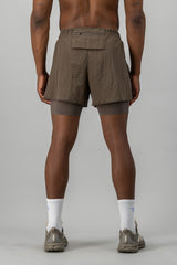 Glide 2-in-1 Run Short - Sandstone
