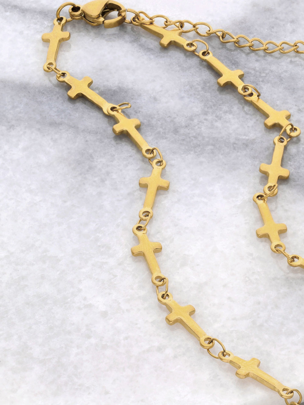 Stacking Cross Necklace