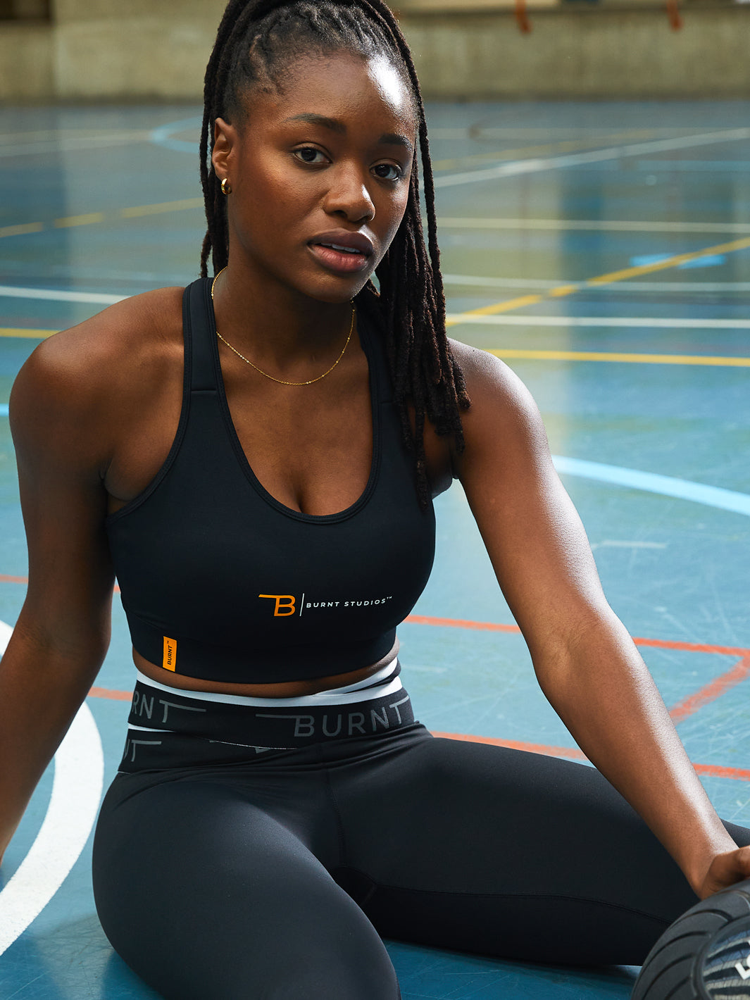 Burnt orange cheap sports bra
