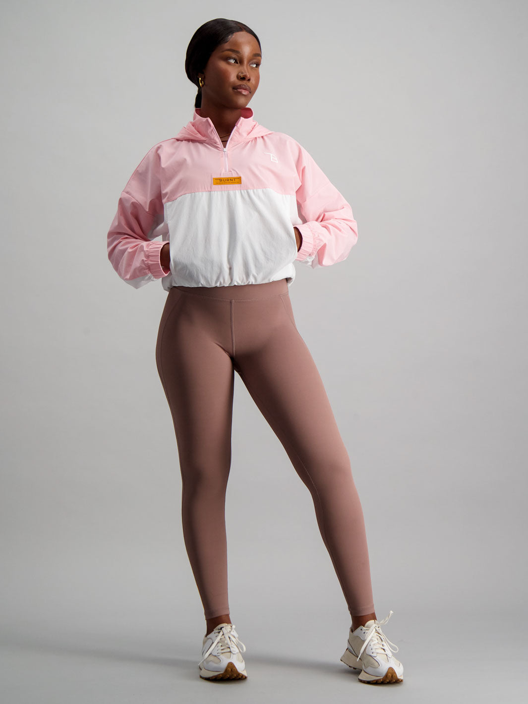 Aspen Lightweight Jacket - Pink/White