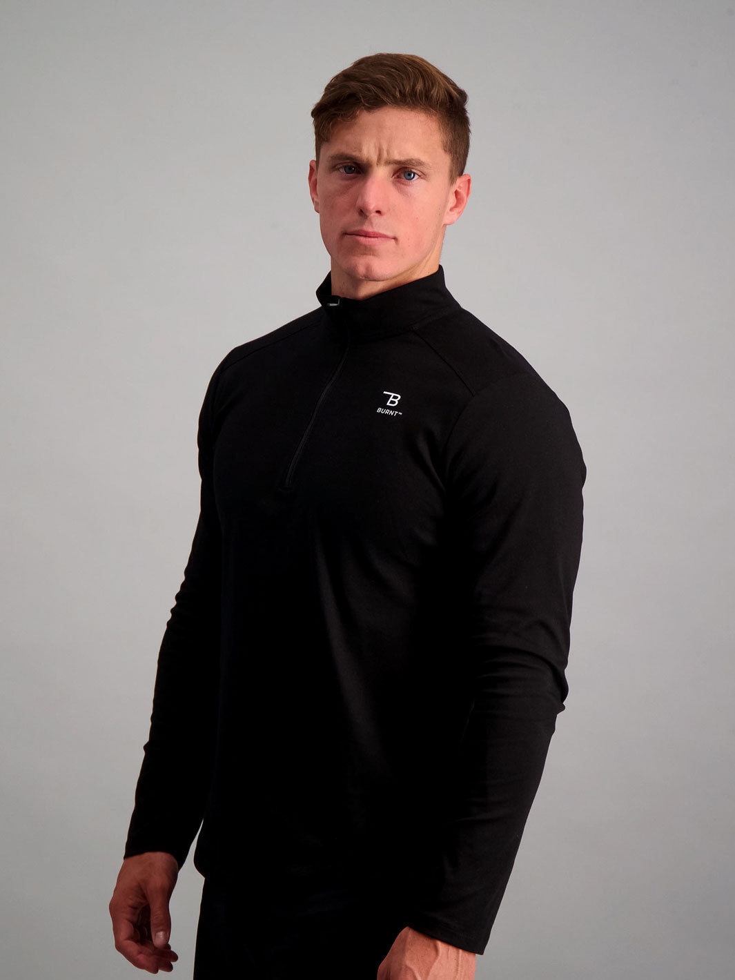 Augusta 1/4 Zip Top - Black