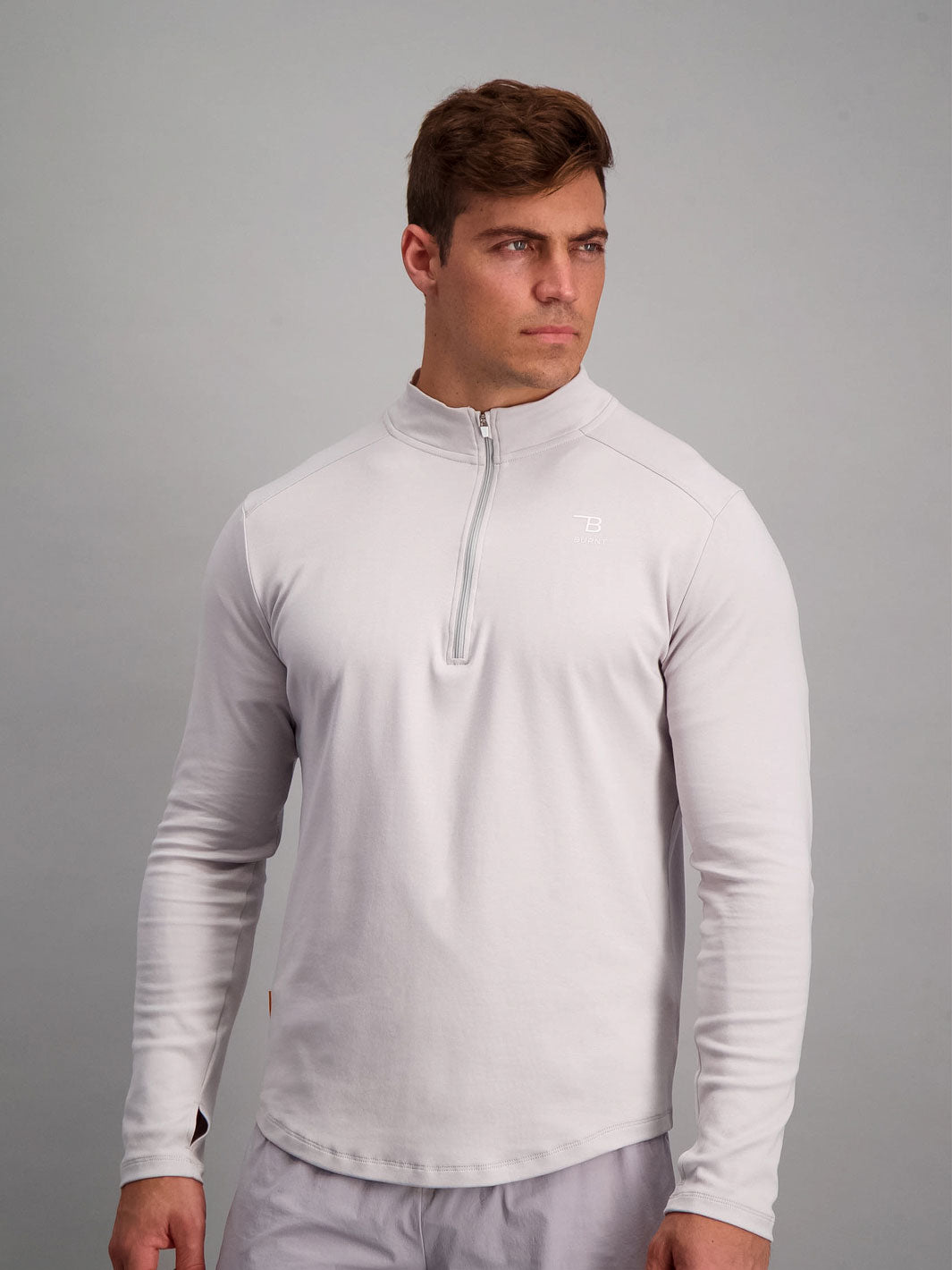 Augusta 1/4 Zip Top - Grey